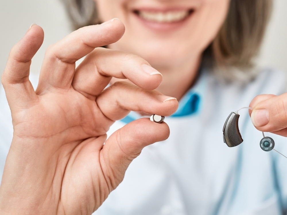 Zinc-air hearing aid batteries in sizes 10, 312, 13, and 675 available at Better Hearing Clinic in McAllen, TX